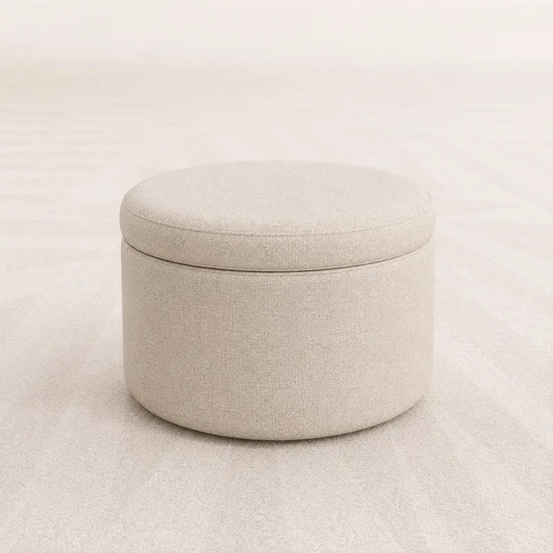 Round & Square Ottoman (Small)
